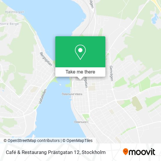 Café & Restaurang Prästgatan 12 map