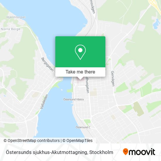 Östersunds sjukhus-Akutmottagning map