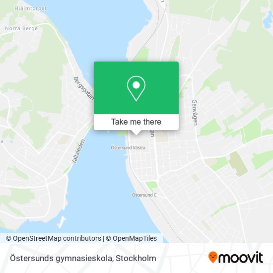 Östersunds gymnasieskola map
