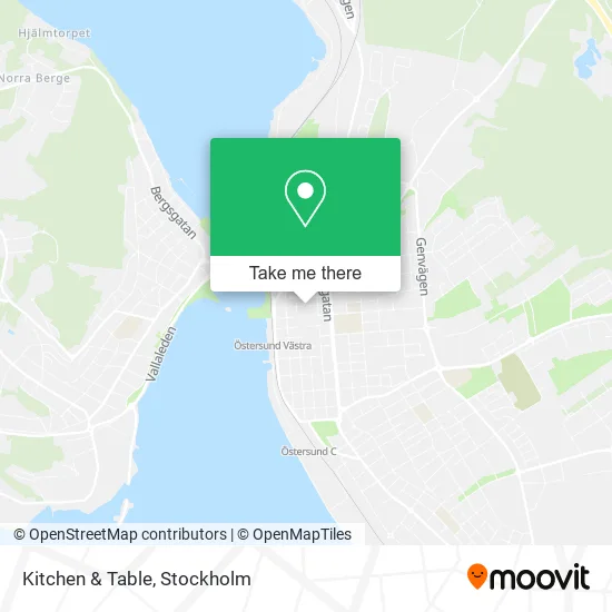 Kitchen & Table map