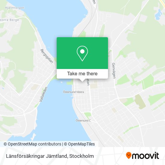 Länsförsäkringar Jämtland map