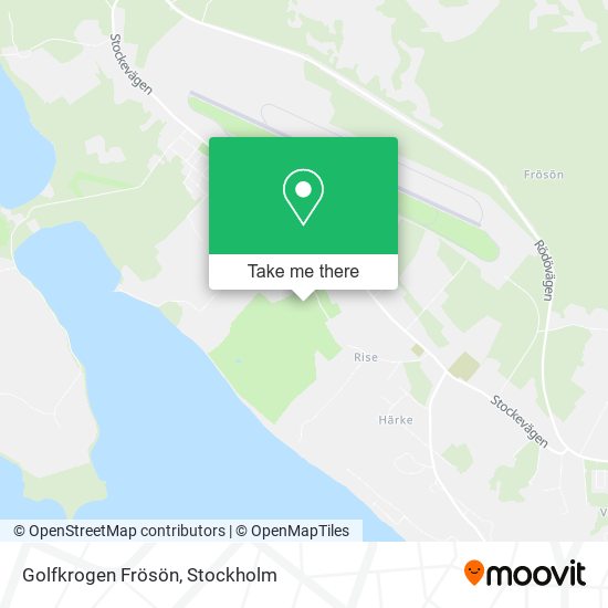 Golfkrogen Frösön map