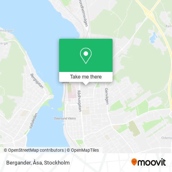 Bergander, Åsa map