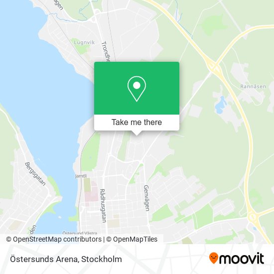 Östersunds Arena map