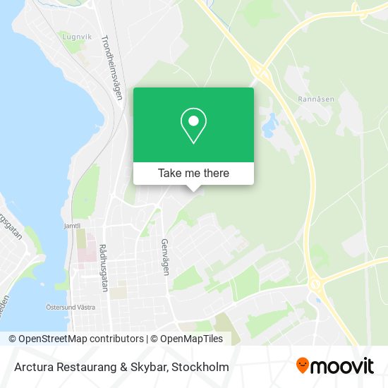 Arctura Restaurang & Skybar map
