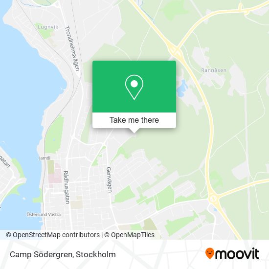 Camp Södergren map