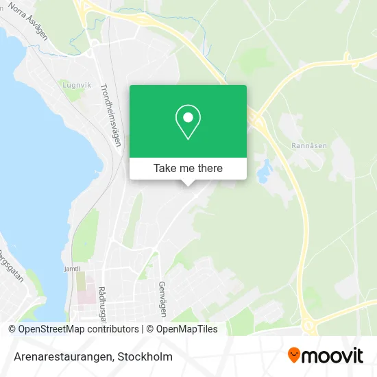 Arenarestaurangen map