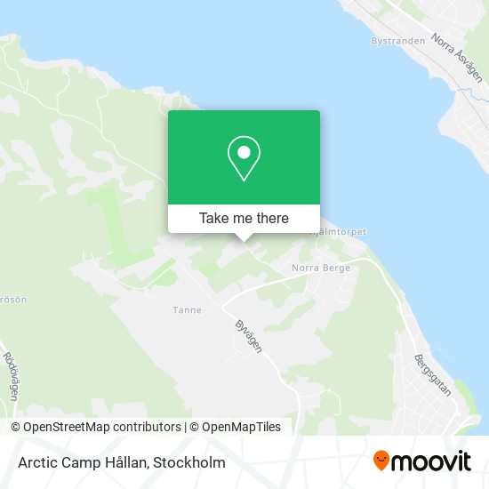 Arctic Camp Hållan map
