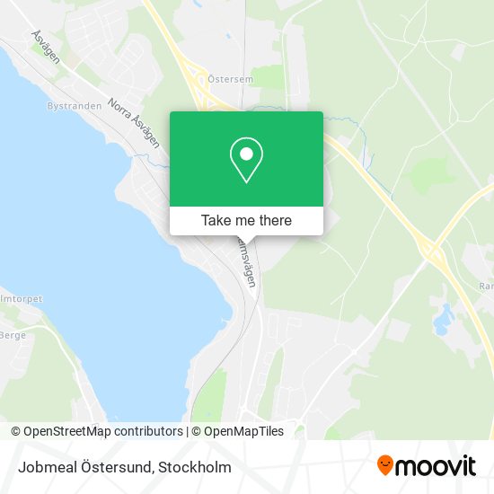 Jobmeal Östersund map