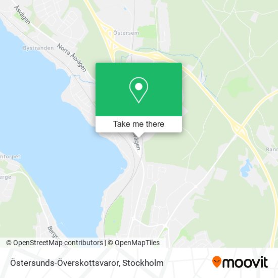 Östersunds-Överskottsvaror map