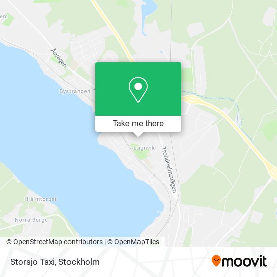 Storsjo Taxi map