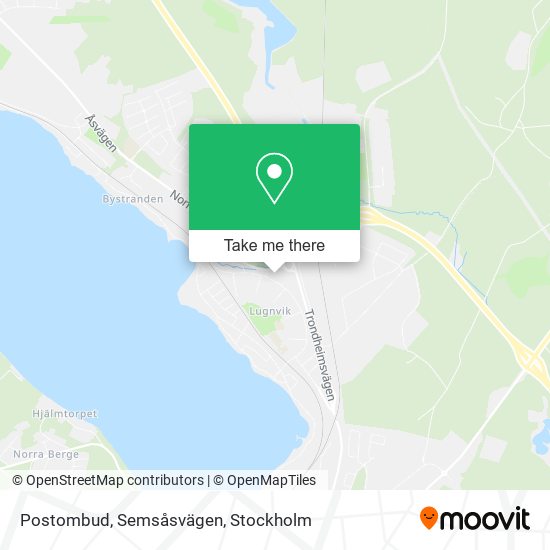 Postombud, Semsåsvägen map