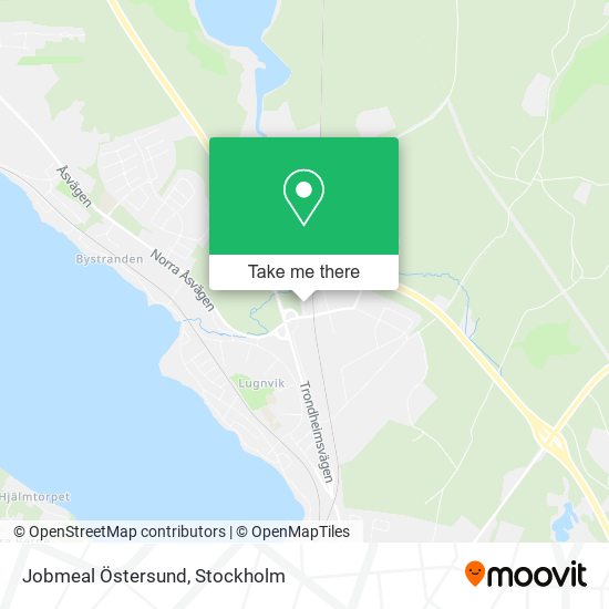 Jobmeal Östersund map