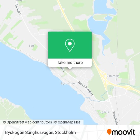 Byskogen Sånghusvägen map