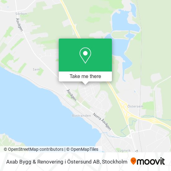 Axab Bygg & Renovering i Östersund AB map