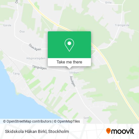 Skidskola Håkan Birkl map