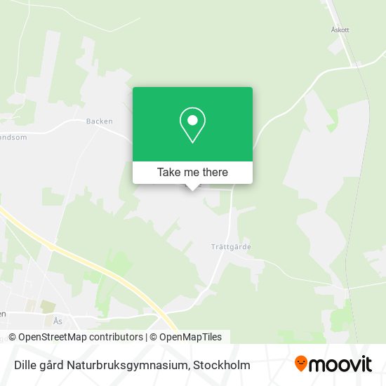 Dille gård Naturbruksgymnasium map