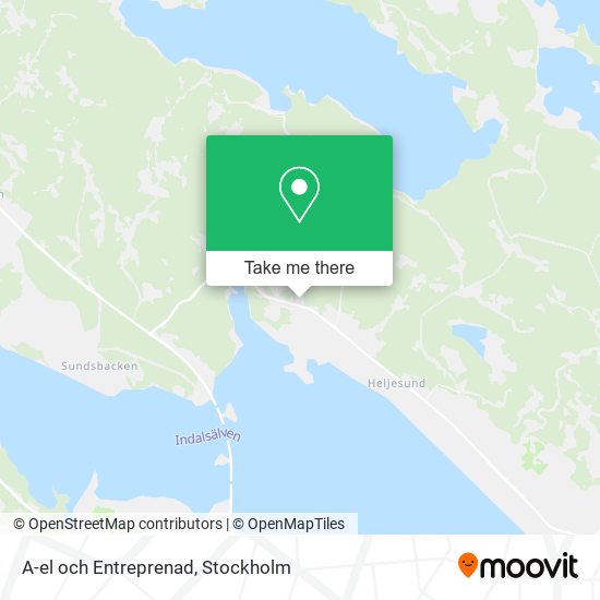 A-el och Entreprenad map