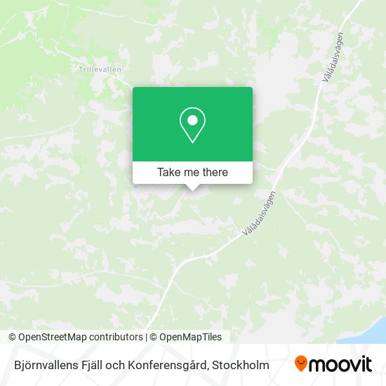 Björnvallens Fjäll och Konferensgård map