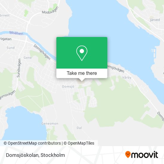 Domsjöskolan map