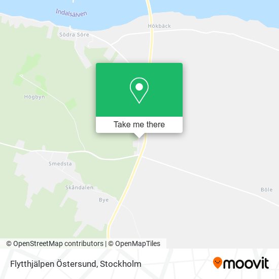 Flytthjälpen Östersund map