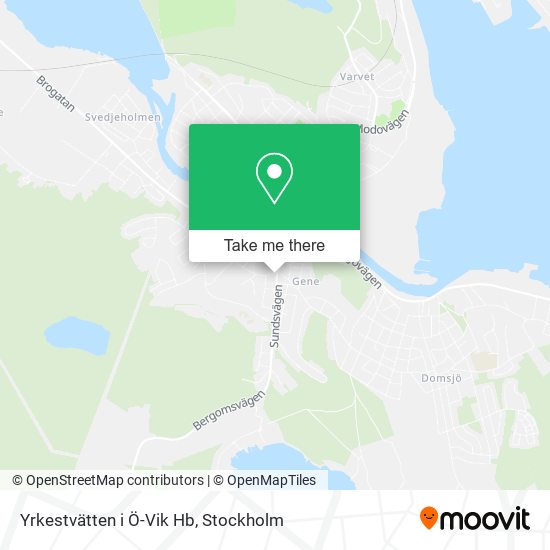 Yrkestvätten i Ö-Vik Hb map