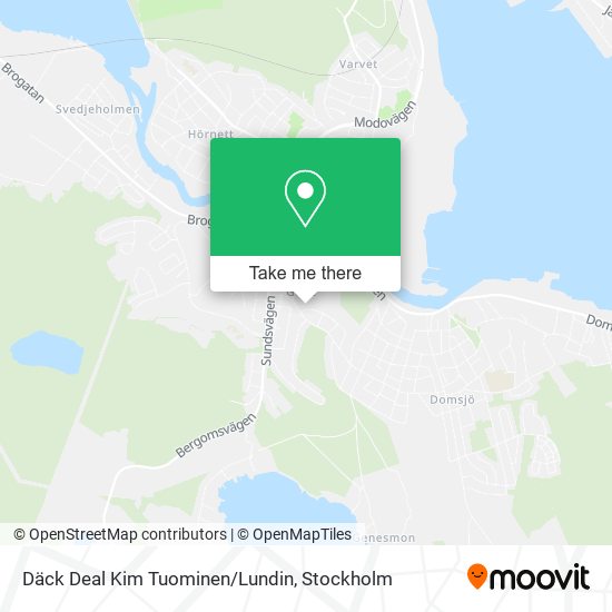 Däck Deal Kim Tuominen/Lundin map