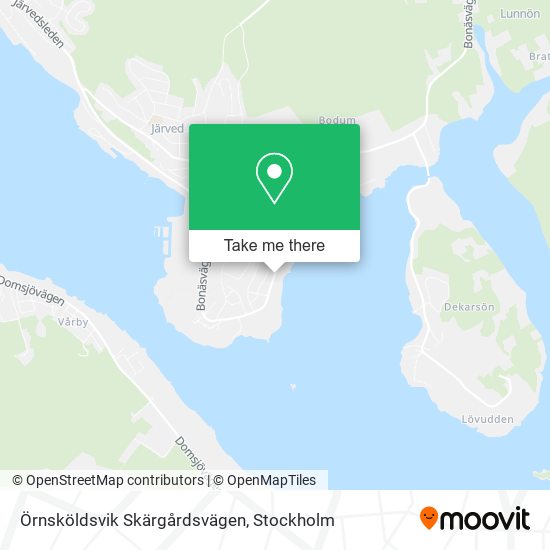 Örnsköldsvik Skärgårdsvägen map