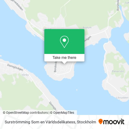 Surströmming Som en Världsdelikatess map