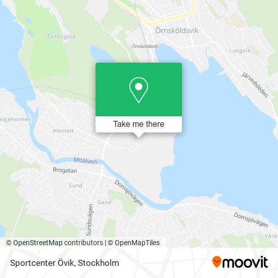 Sportcenter Övik map