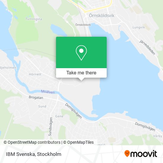 IBM Svenska map