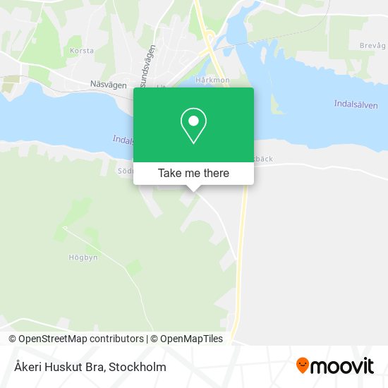 Åkeri Huskut Bra map