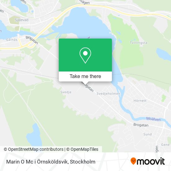 Marin O Mc i Örnsköldsvik map