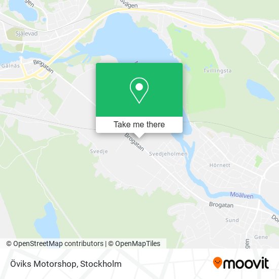 Öviks Motorshop map