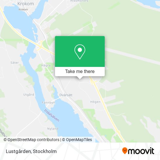 Lustgården map
