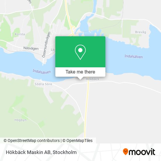 Hökbäck Maskin AB map