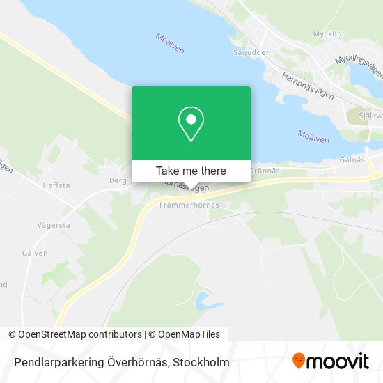Pendlarparkering Överhörnäs map