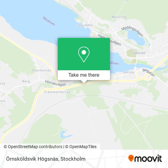 Örnsköldsvik Högsnäs map