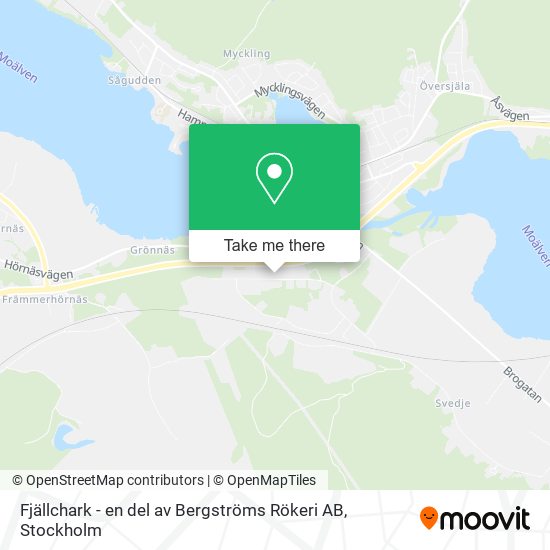 Fjällchark - en del av Bergströms Rökeri AB map