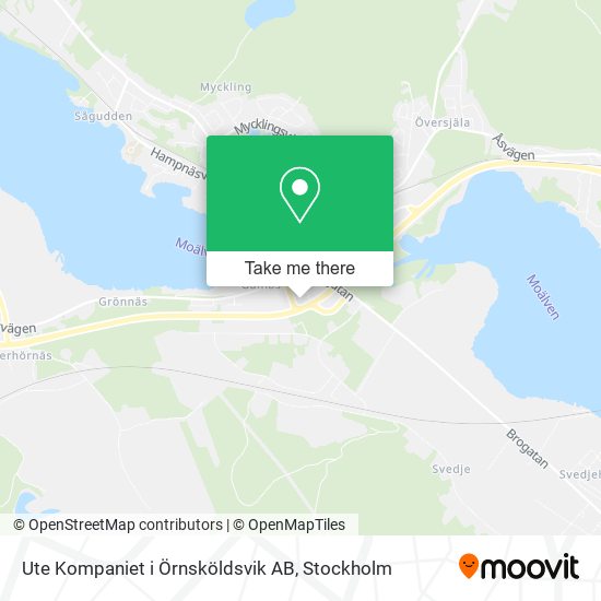 Ute Kompaniet i Örnsköldsvik AB map