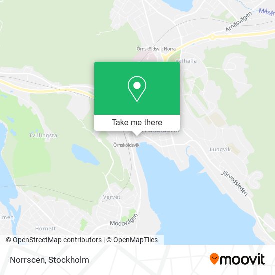 Norrscen map