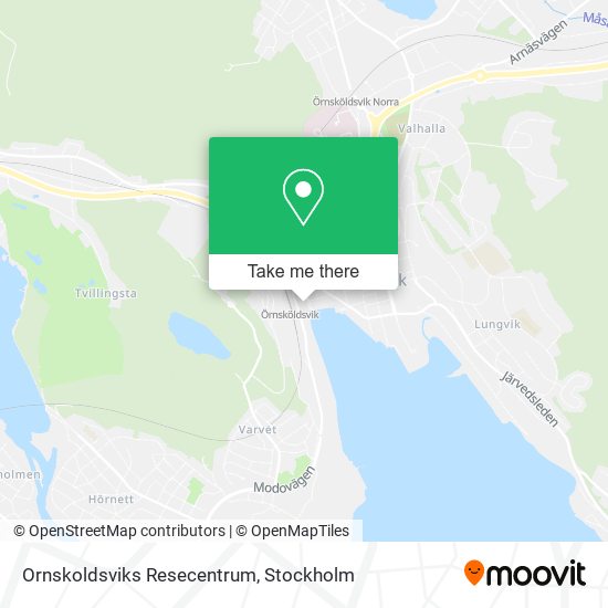 Ornskoldsviks Resecentrum map