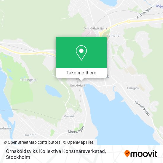 Örnsköldsviks Kollektiva Konstnärsverkstad map