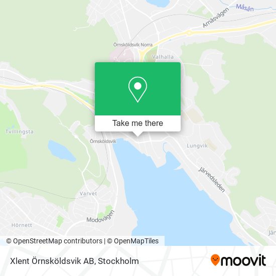 Xlent Örnsköldsvik AB map