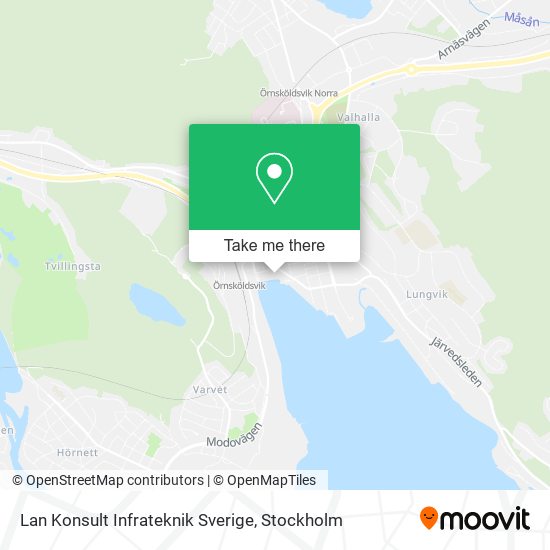 Lan Konsult Infrateknik Sverige map
