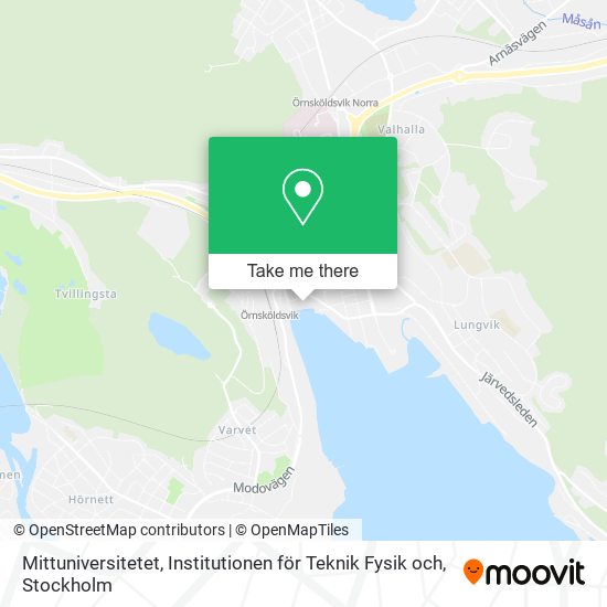 Mittuniversitetet, Institutionen för Teknik Fysik och map