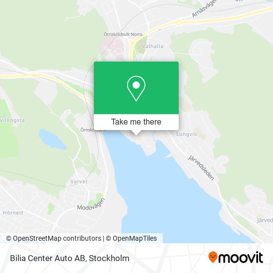 Bilia Center Auto AB map