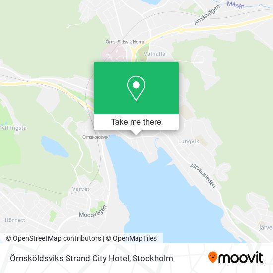 Örnsköldsviks Strand City Hotel map