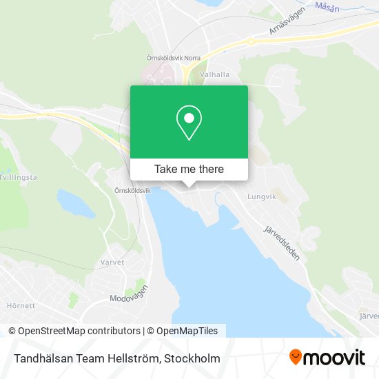 Tandhälsan Team Hellström map
