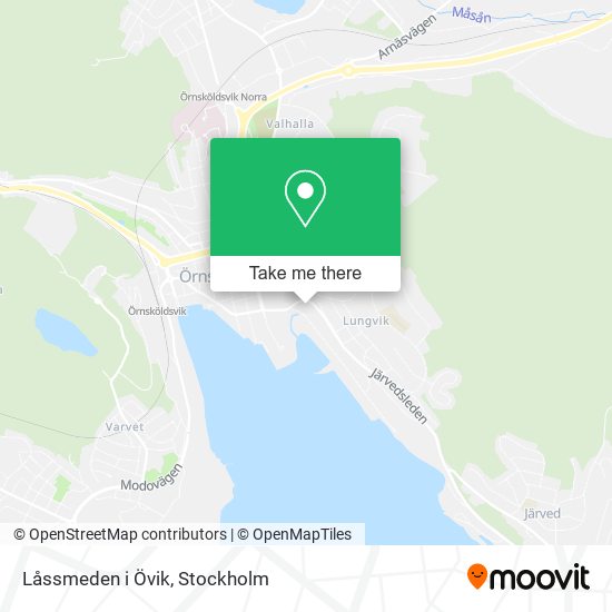 Låssmeden i Övik map
